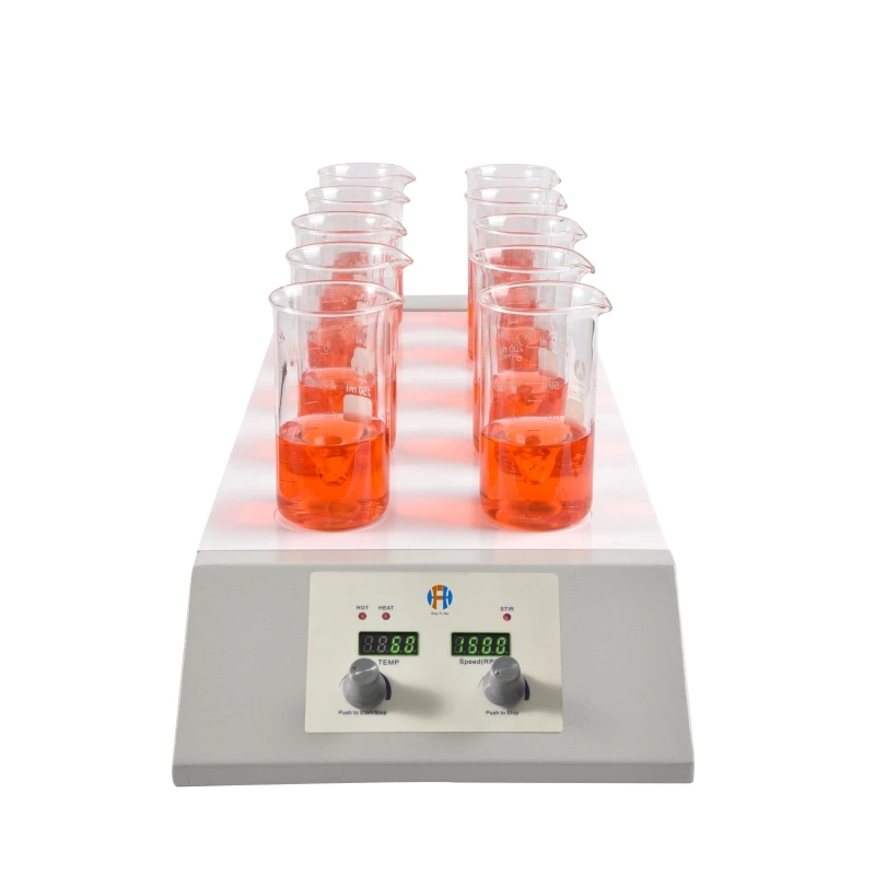 HFH Hsha-10d 10 Position Constant Temperature Multi-Position Hotplate Magnetic Stirrer