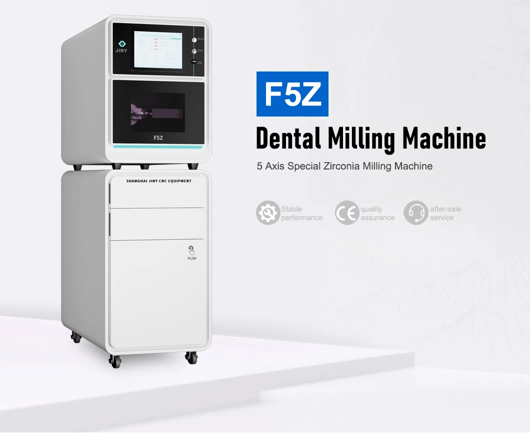 Dental Equipment Chairside 5 Axis Wax/Zirconia/Peek Dental Desktop Milling Machine for Dental Lab