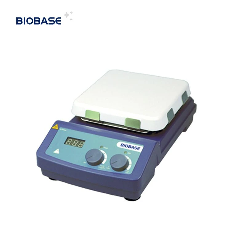 Biobase 20L Ceramic Plate LCD Digital Magnetic Hotplate Stirrer for Lab