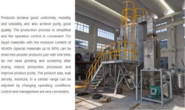 Spirulina Powder High Speed Centrifugal Spray Dryer Machine