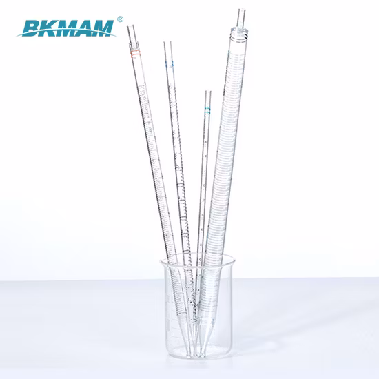 Consumíveis de laboratório 5ml 10ml 25ml 50ml Pipetas de transferência sorológica descartáveis ​​PP altamente transparentes