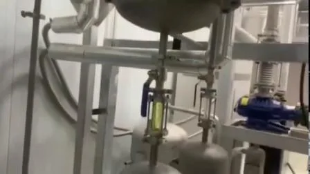 Fornecimento de fábrica Destilador de caminho curto de extração essencial industrial de filme limpo