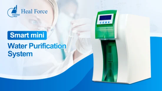 Heal Force Dental Lab Equipment Laboratory Teste convencional Sistema de água ultrapura Máquina de água deionizada