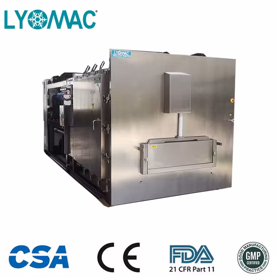 Máquina de liofilização a vácuo para ervas farmacêuticas