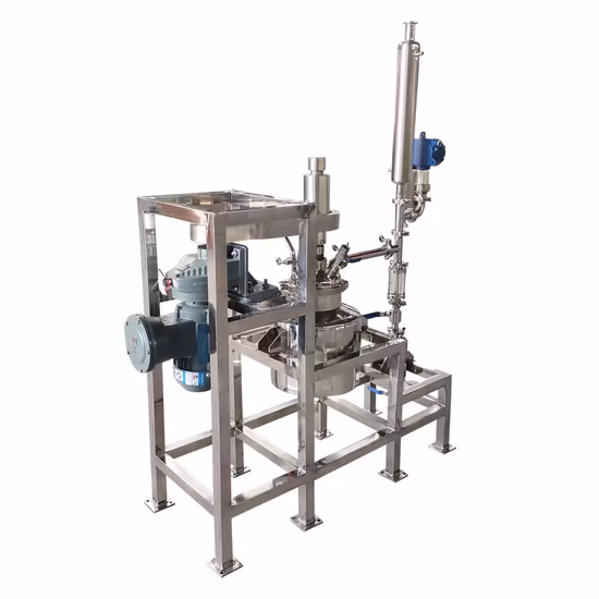 Reator de aquecimento a vácuo de aço inoxidável para laboratório de sabão em pó