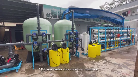 Filtro de sistema de purificação de água reversa para beber água salgada pura dessalinização