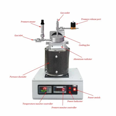 Reator de alta pressão para autoclave de laboratório para preparar materiais avançados pelo método hidrotérmico