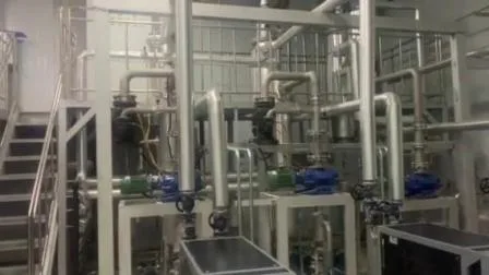 Máquina de destilação molecular de película de aço inoxidável revestida com óleo essencial